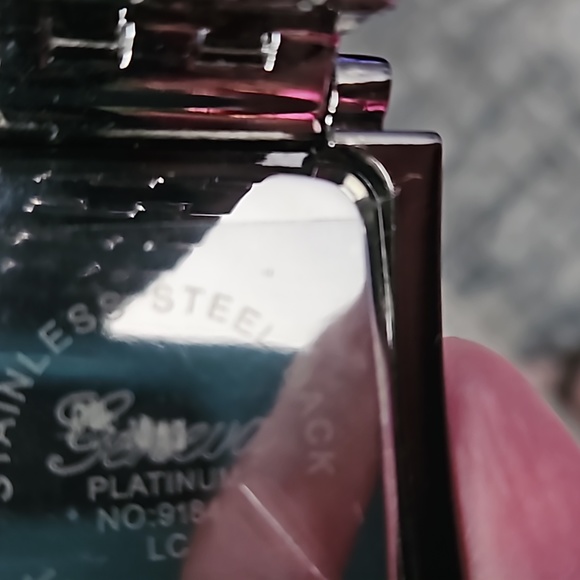 Women's watch by Geneva gunmetal color - Picture 4 of 4